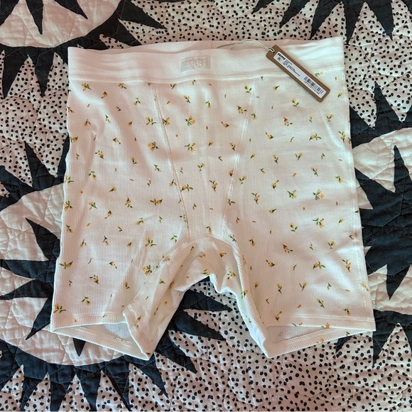 SKIMS Other - Cotton Rib Boxer Floral Print